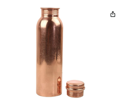 Copper Water Bottle mat - Plain - 1ltr
