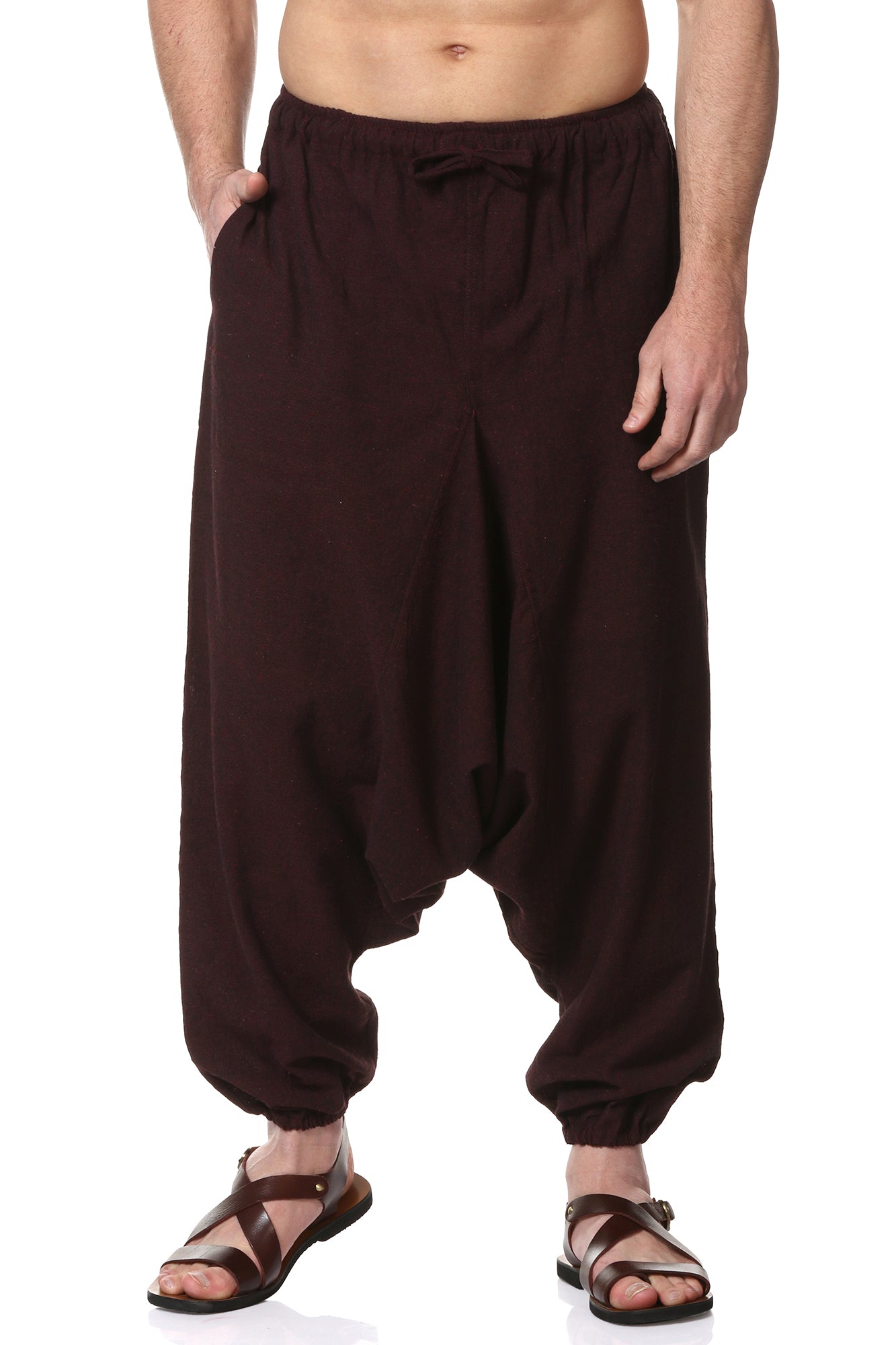 Organic Cotton Harem Pants for Men & Women – Soft, Breathable, Loose Fit, Yoga & Casual Wear