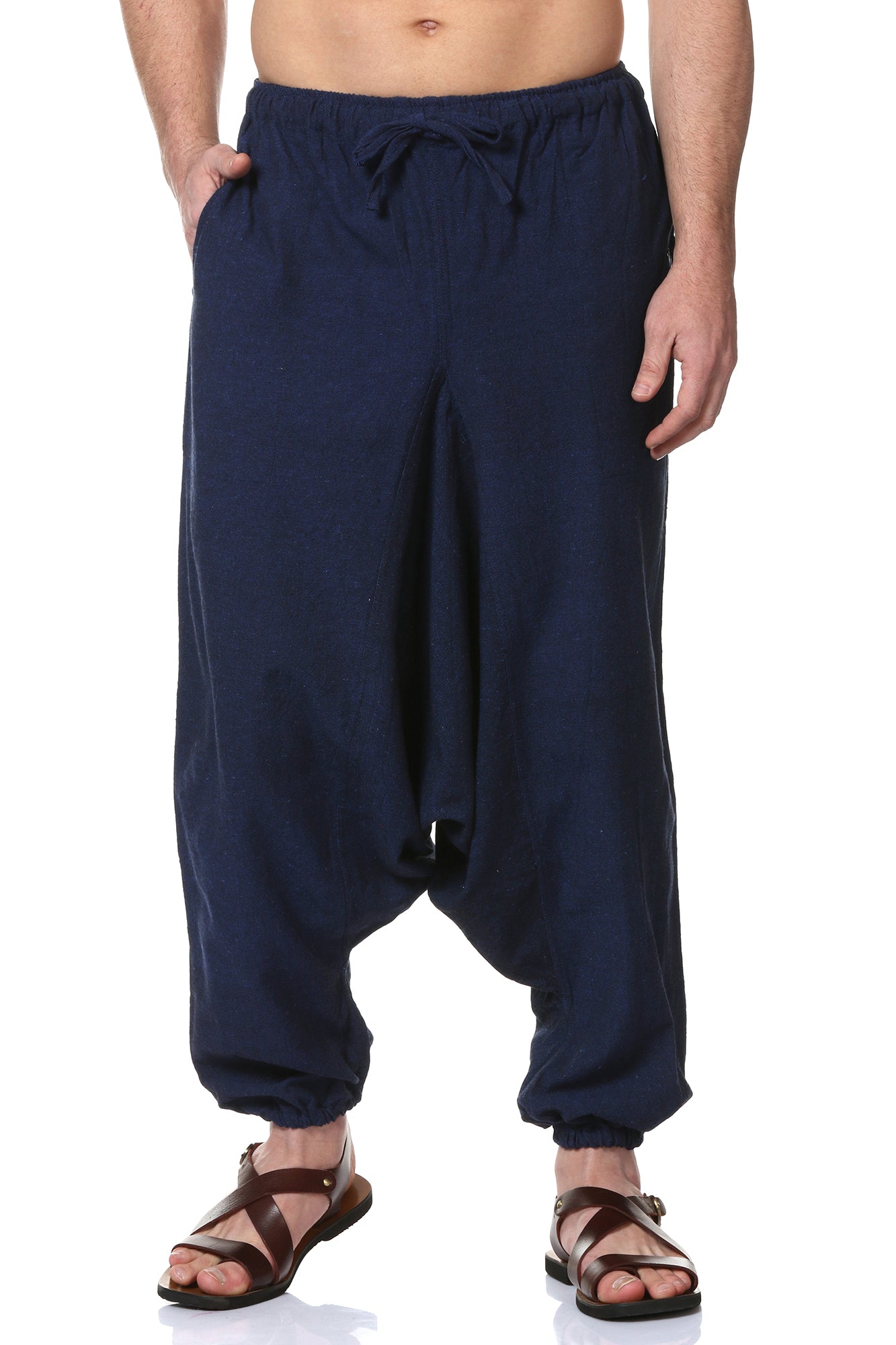 Organic Cotton Harem Pants for Men & Women – Soft, Breathable, Loose Fit, Yoga & Casual Wear
