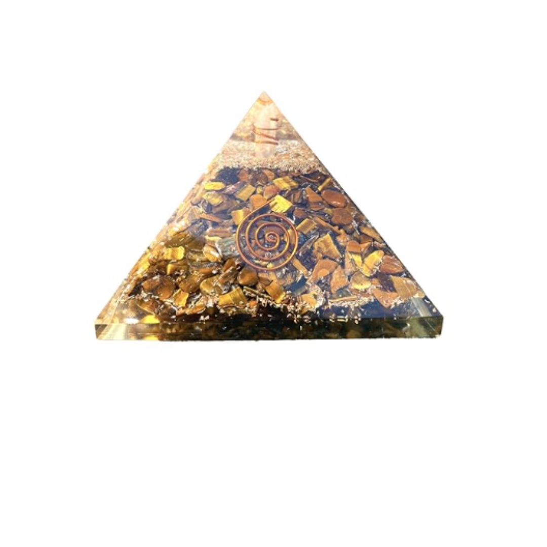 Tiger Eye Orgone Pyramid