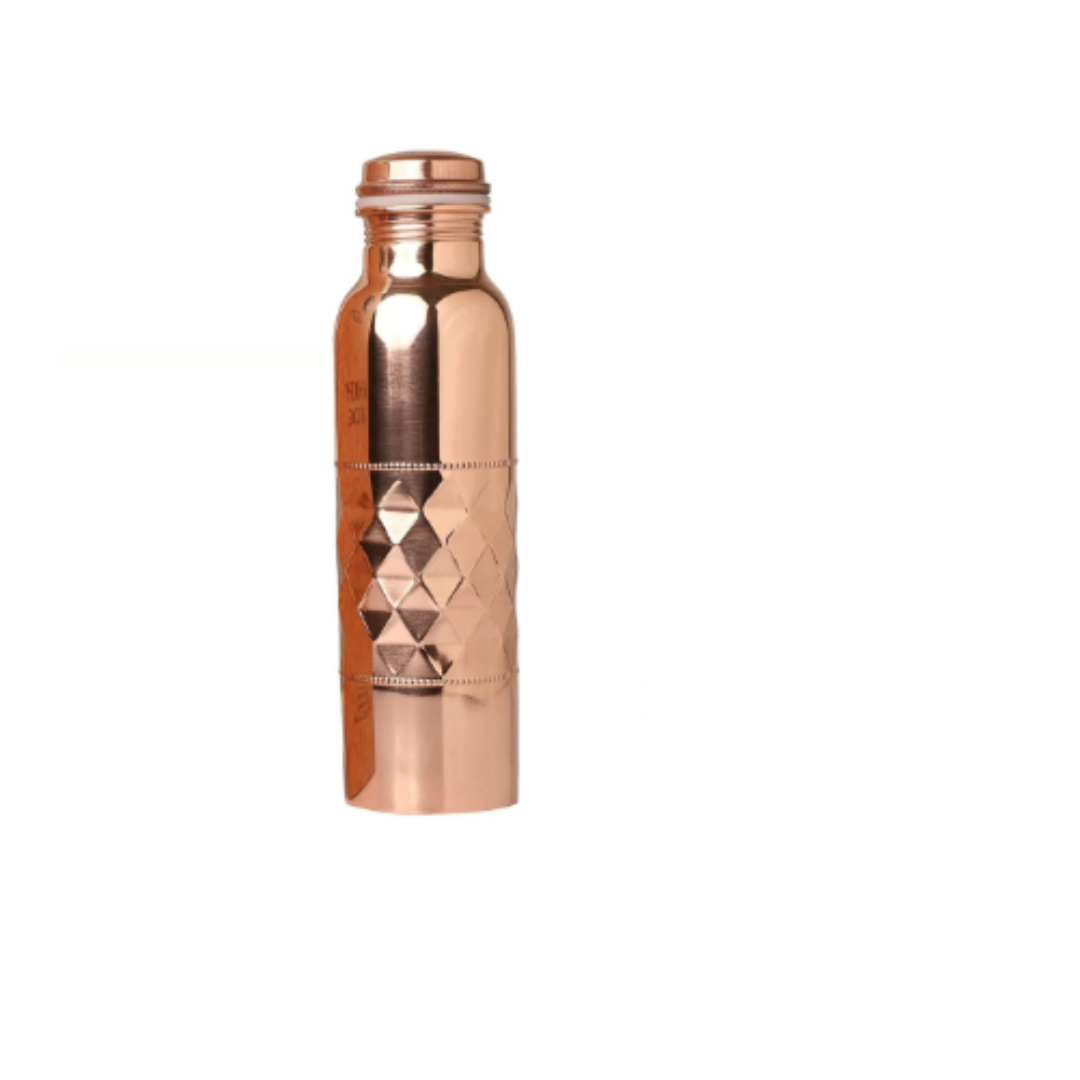 Copper Bottle (Embossed) - 1Ltr