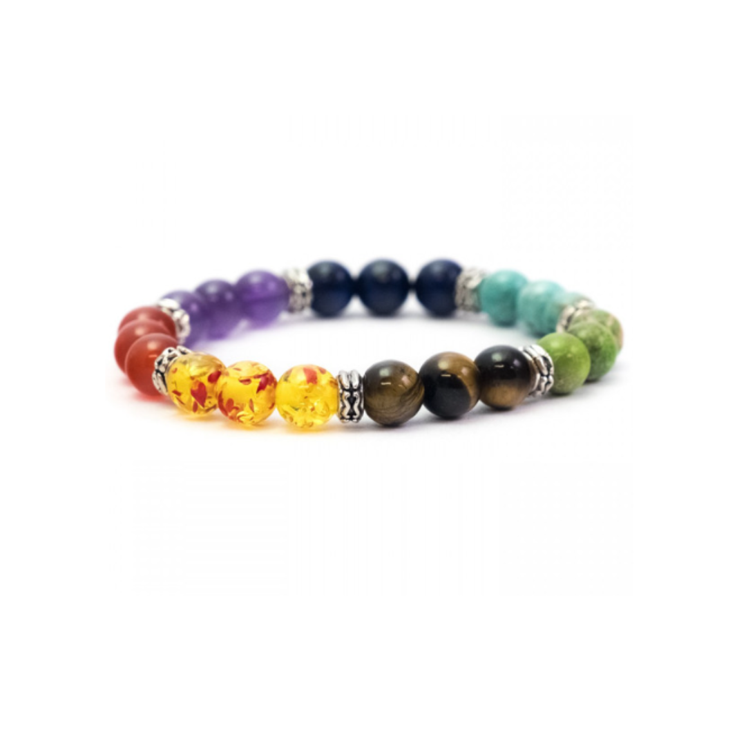 7 Chakras AAA Bracelet with Certificate | Authentic Natural Stone Jewelry for Energy Healing and Balance