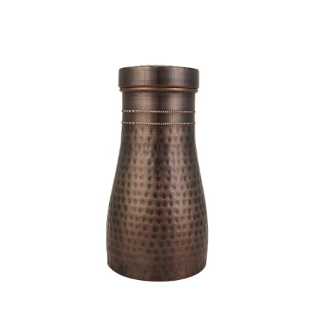 Copper Jar Antique for storing water | Pure 100 % Copper | 1ltr