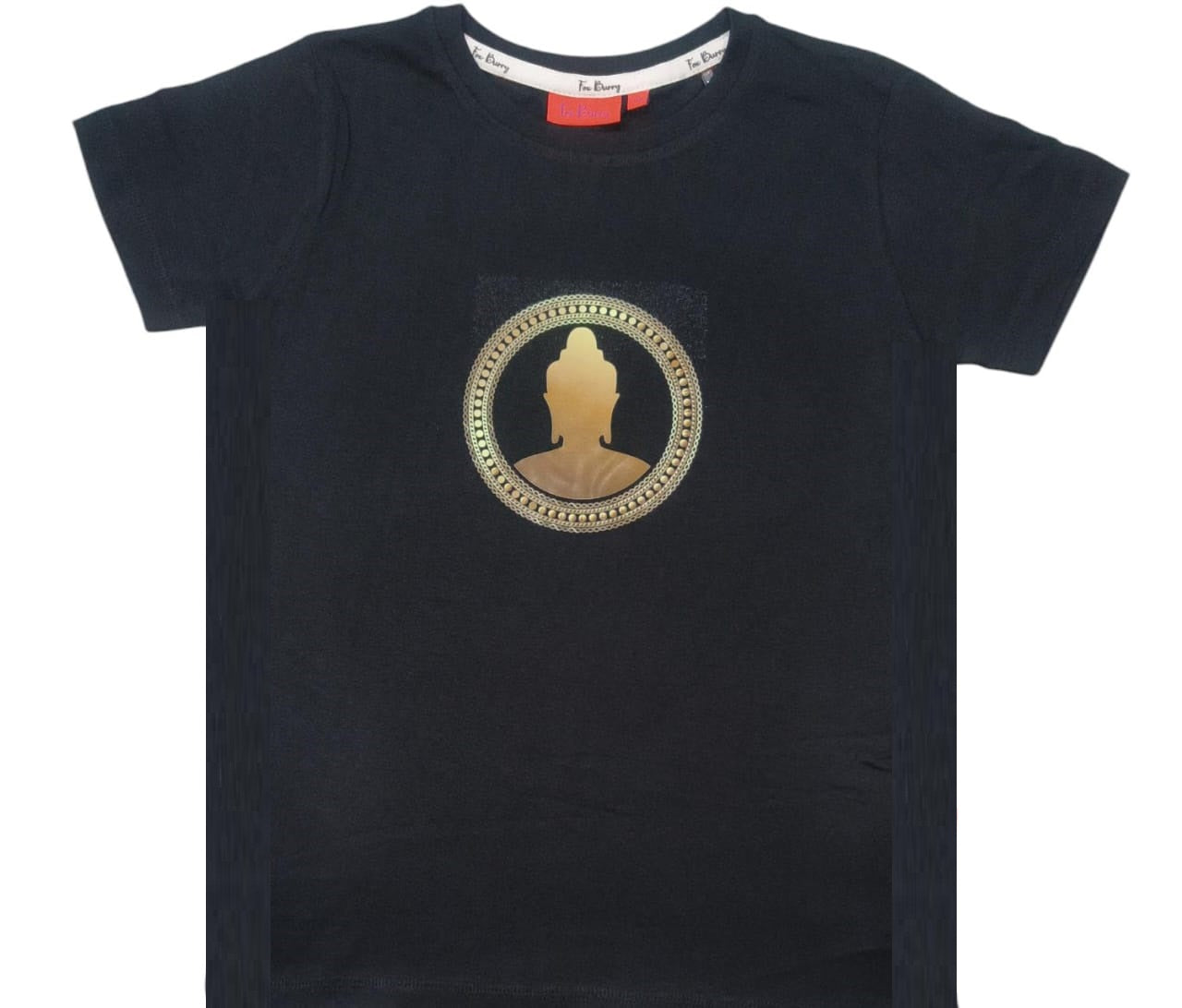 PVI Spiritual T Shirt - Black - Golden Buddha (Adults)