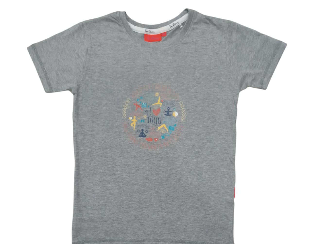 Spiritual T-Shirt for Yoga, Meditation, and Mindfulness - Grey - Yoga (Adults)