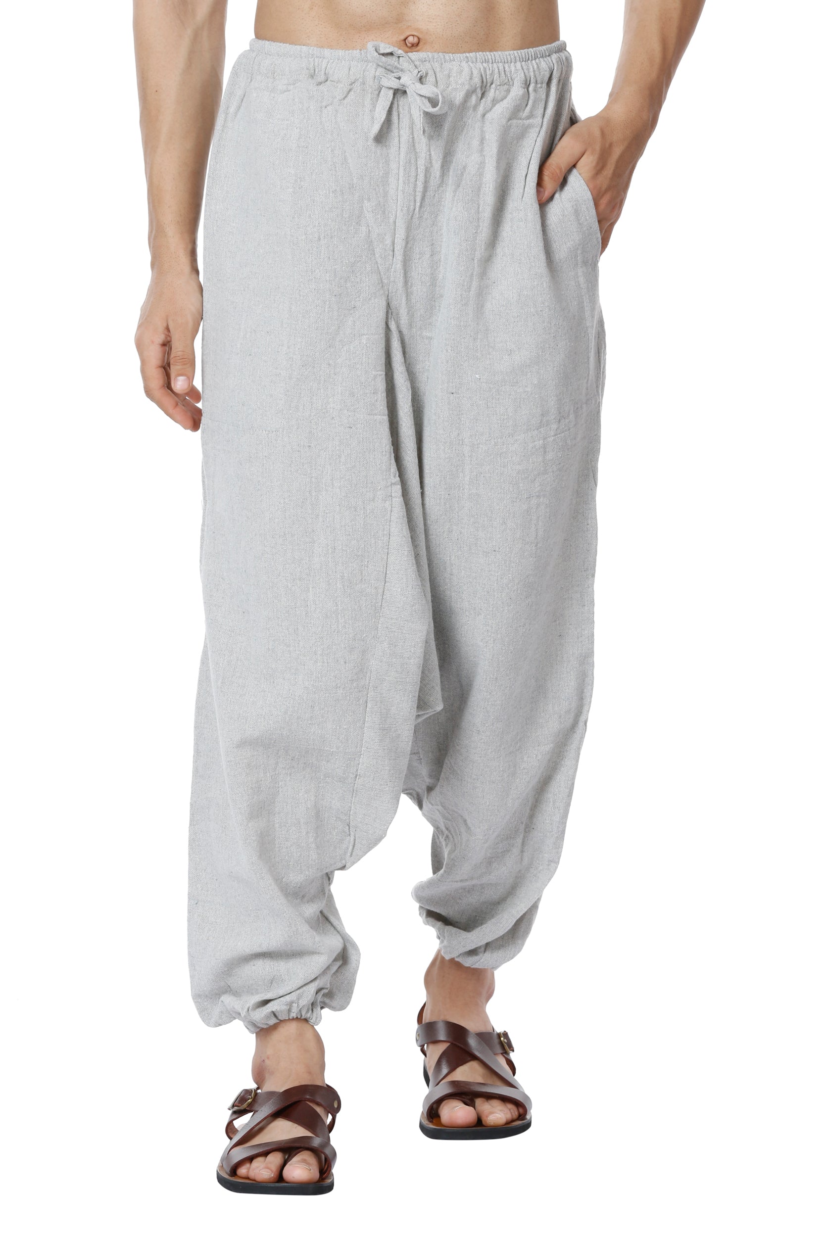 Organic Cotton Harem Pants for Men & Women – Soft, Breathable, Loose Fit, Yoga & Casual Wear