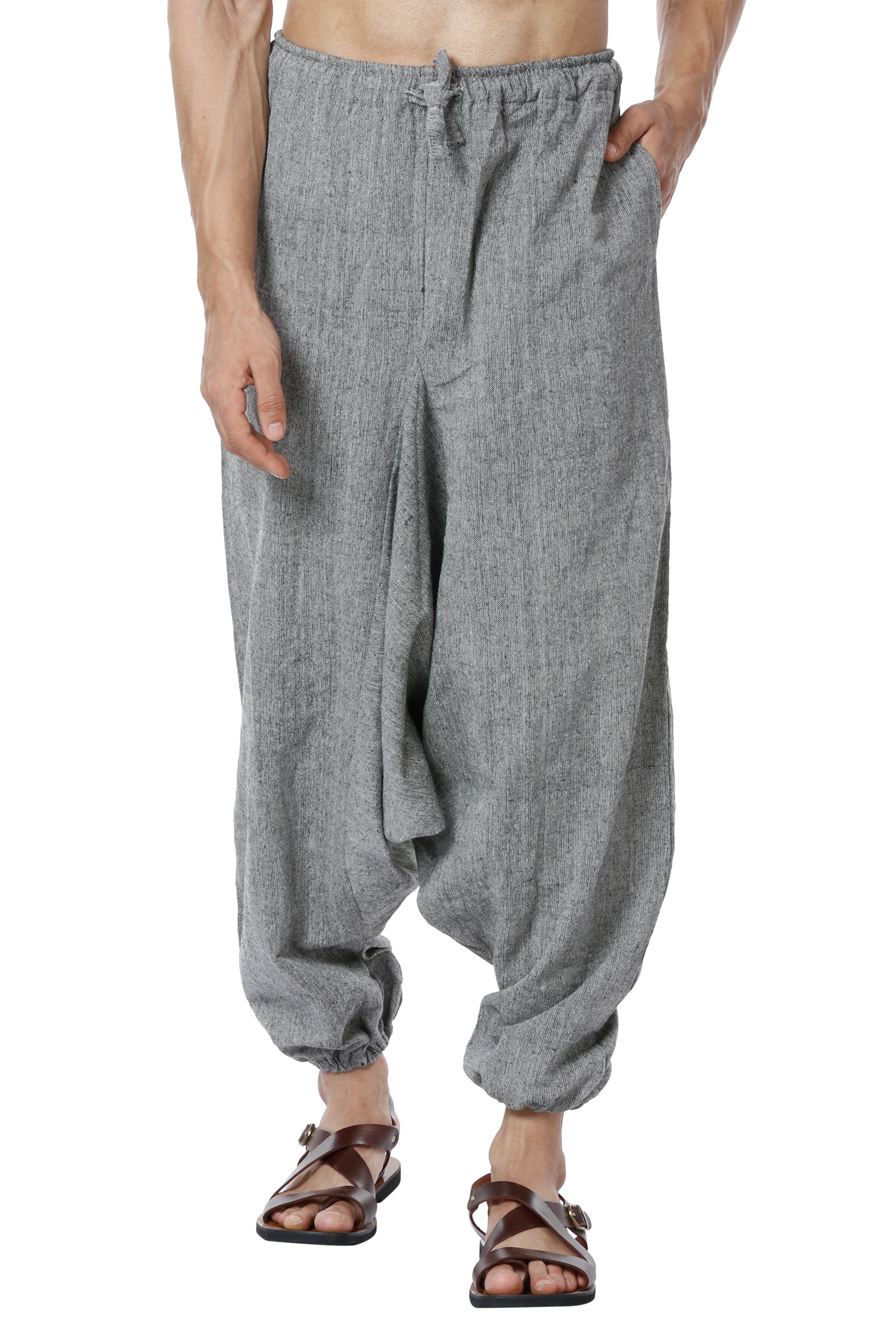 Organic Cotton Harem Pants for Men & Women – Soft, Breathable, Loose Fit, Yoga & Casual Wear