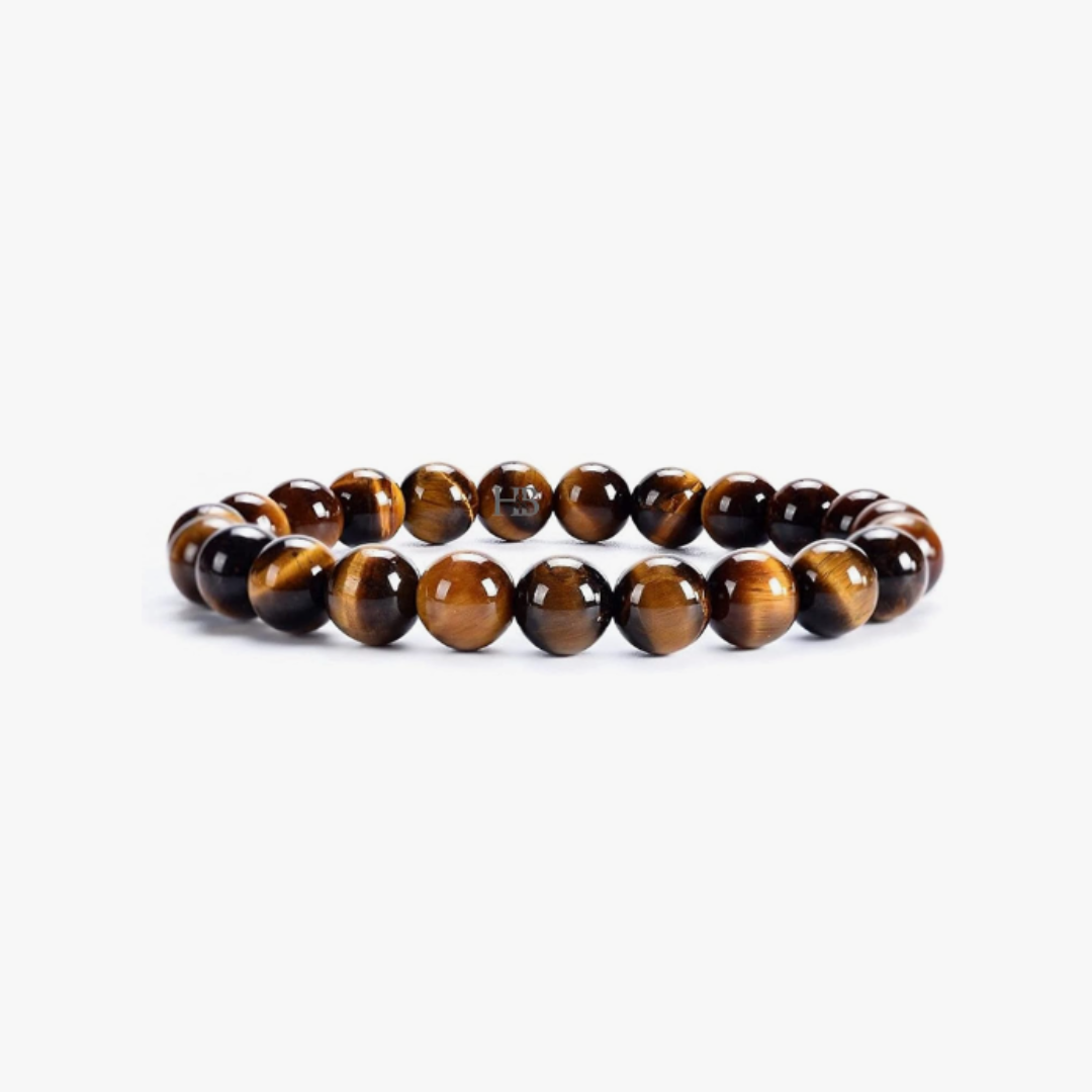 Tiger Eye Crystal Bracelet with Certificate – Authentic, Natural Stone Jewelry for Protection and Strength