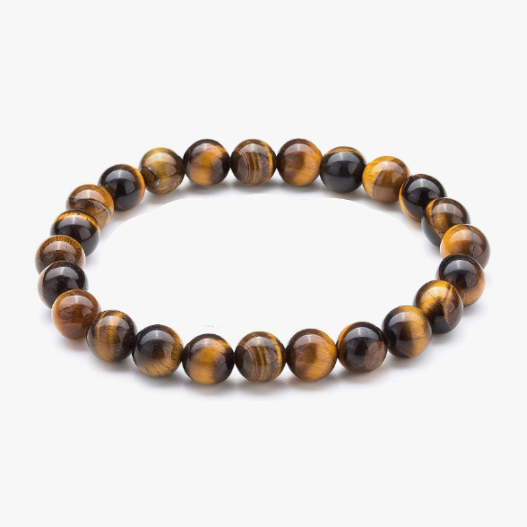 Tiger Eye Crystal Bracelet with Certificate – Authentic, Natural Stone Jewelry for Protection and Strength