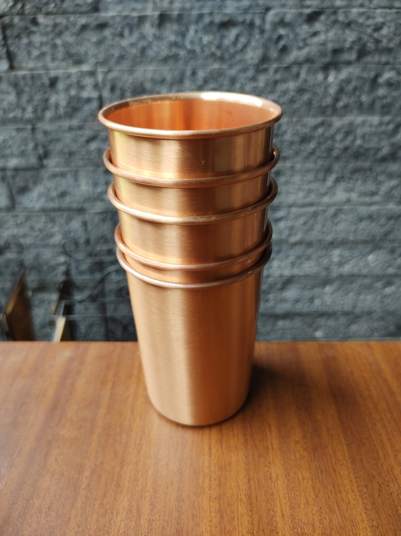 Copper Glasses (Set of 5) - 300ml