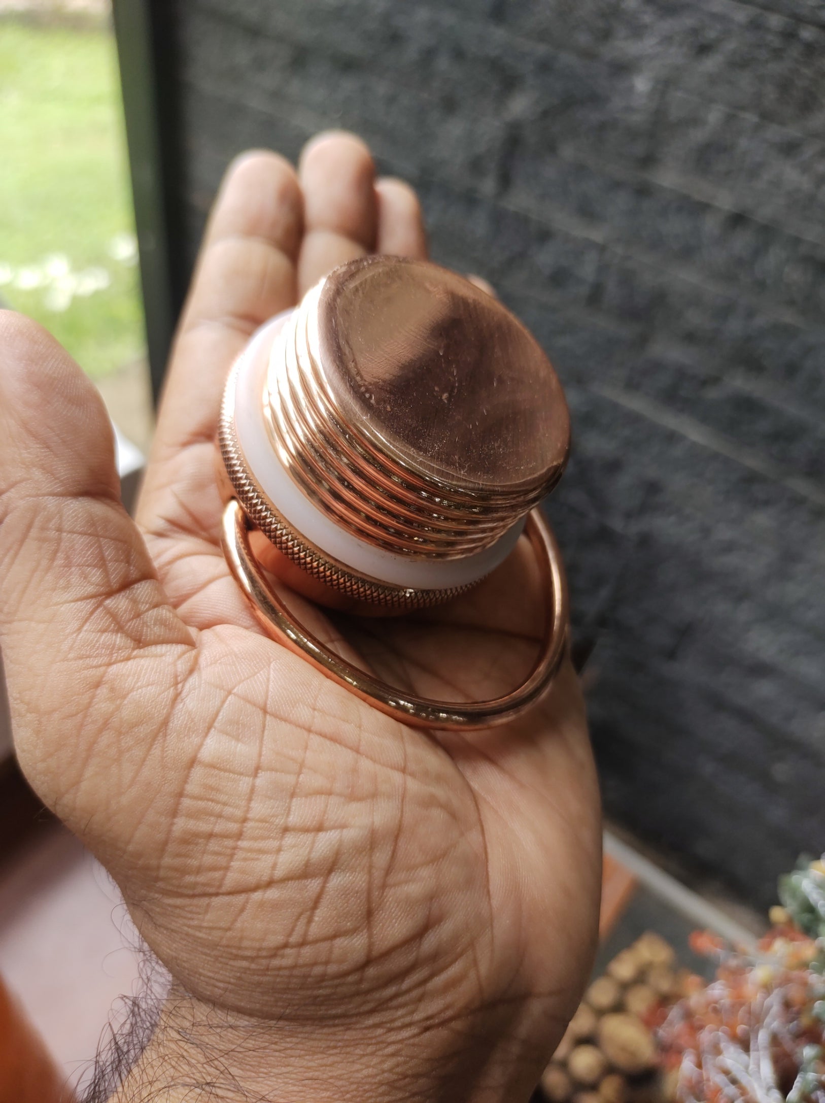 Copper Water Bottle mat - Plain - 1ltr