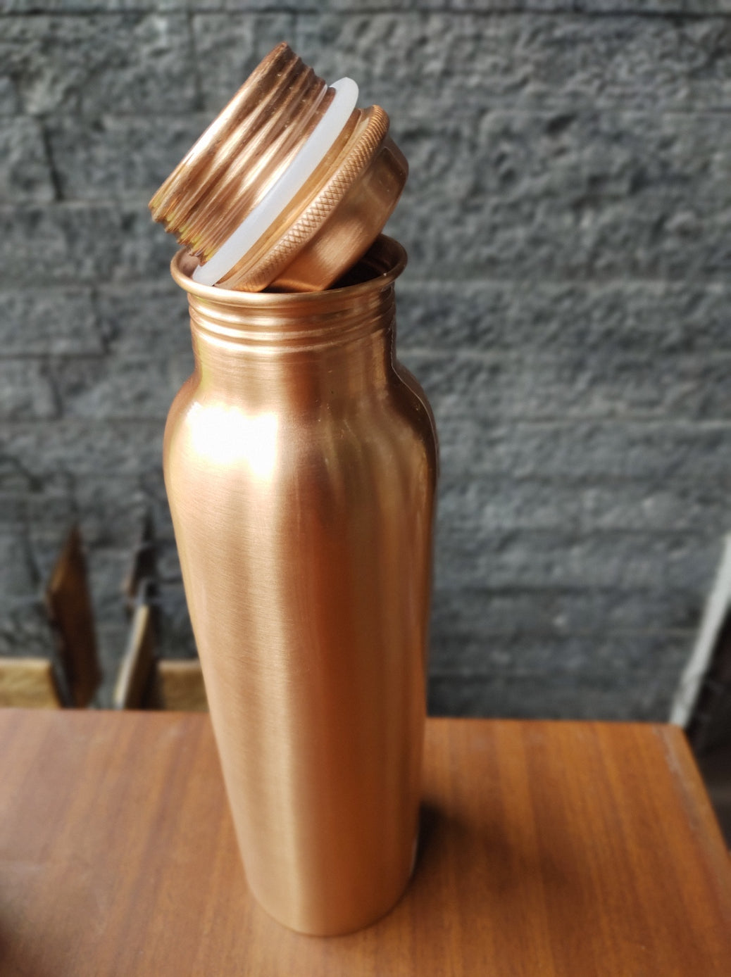 Copper Water Bottle mat - Plain - 1ltr