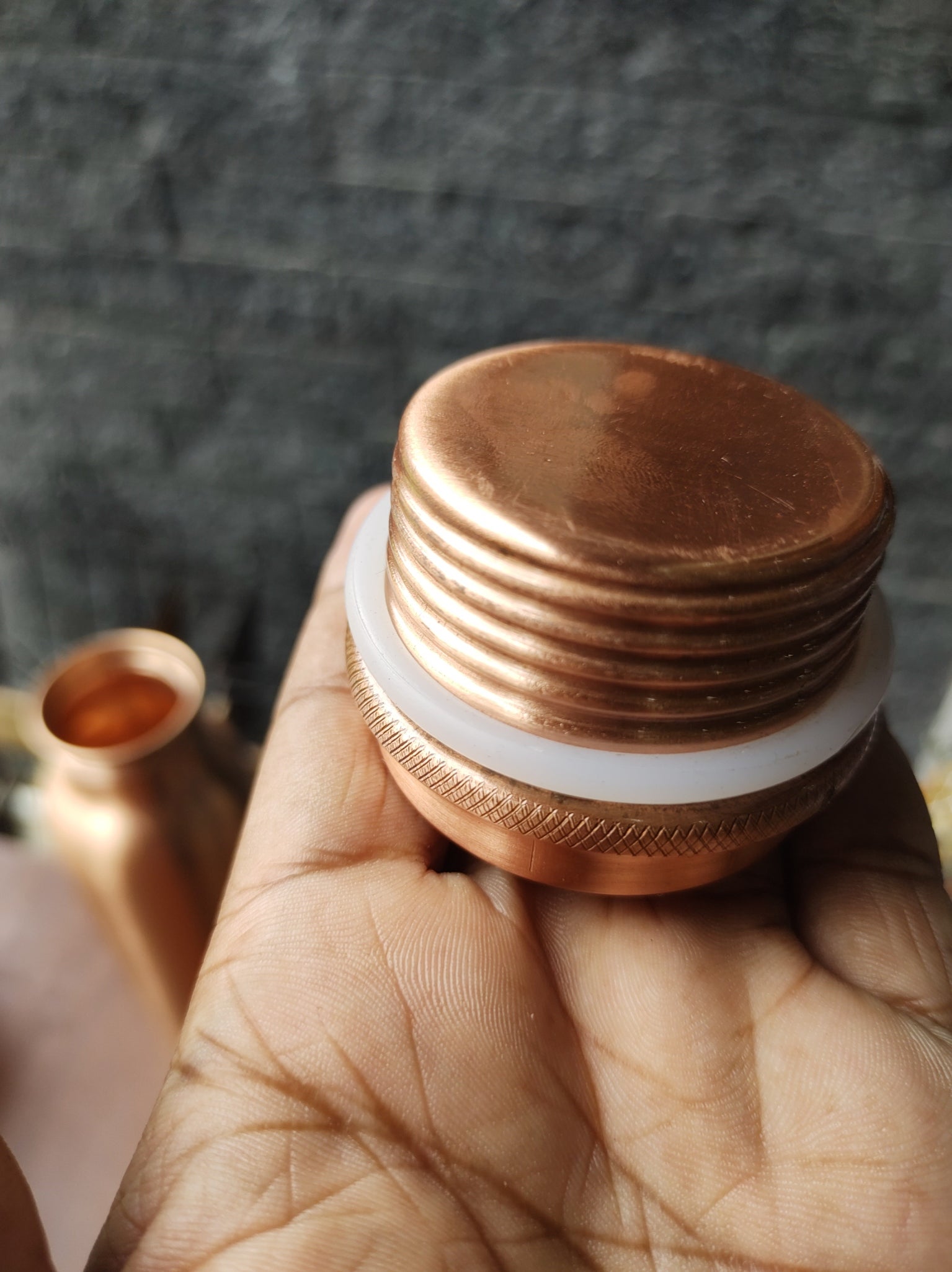 Copper Water Bottle mat - Plain - 1ltr