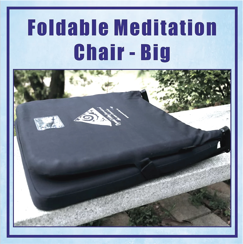 PVI - Foldable Meditation chair - Big, Portable Floor Chair, Folding Chair for Relaxing, Light Weight, Removable Air Mesh Cover with Zip