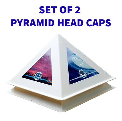 Pyramid Meditation Cap for Daily Meditation - 2 pieces