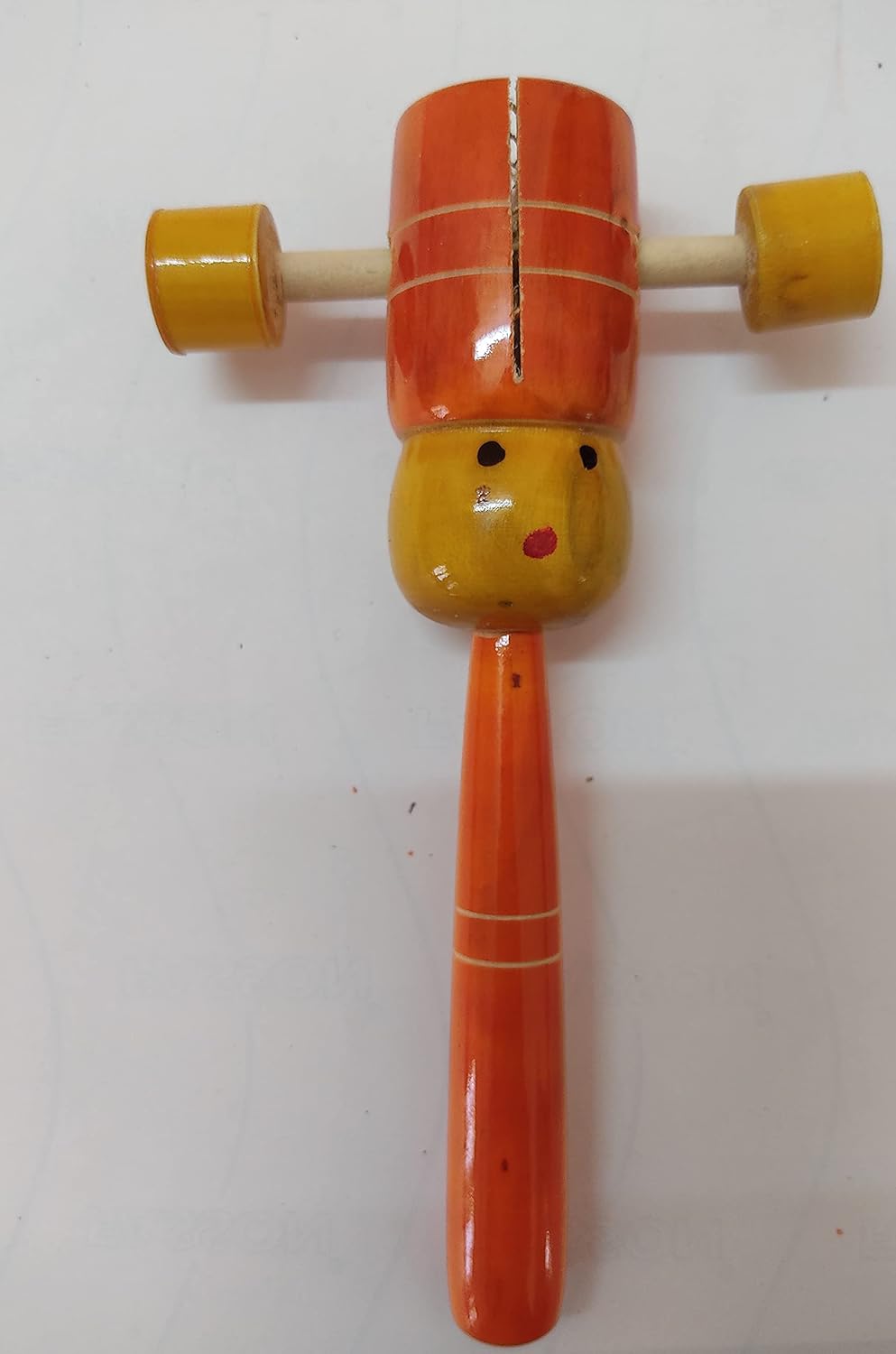 Wooden Face TIK TIK Rattle Rattle for Pack of 1