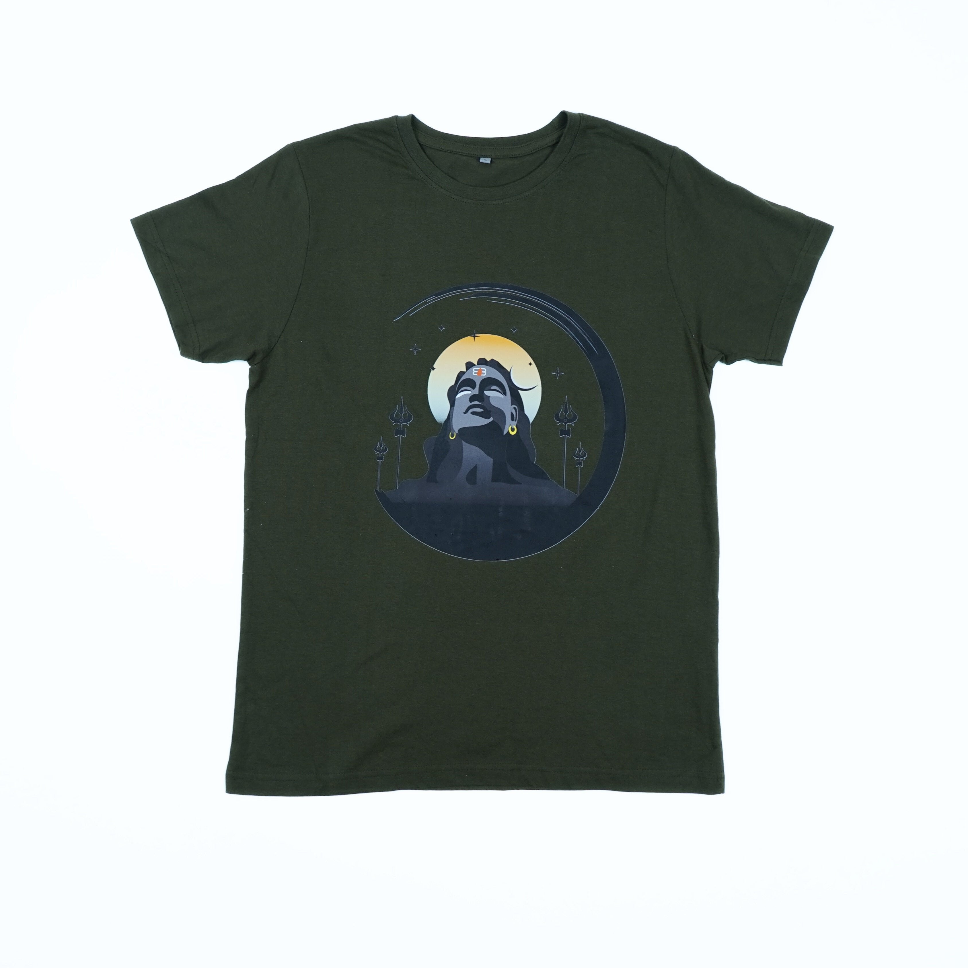 PVI Spiritual T Shirt - Green - Shiva Image