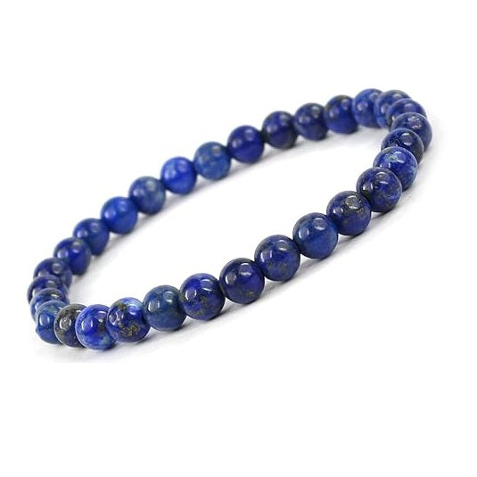 Certified Lapis Lazuli Bracelet Reiki Healing Crystal Stone 8mm Bracelet,