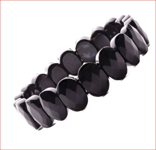 Black Tourmaline Bracelet Capsule shape