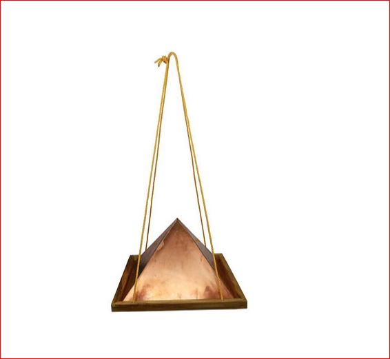 Copper Hanging Meditation Pyramid - 1.5 Feet X 1.5 Feet