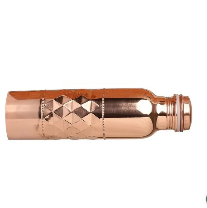 Copper Bottle (Embossed) - 1Ltr