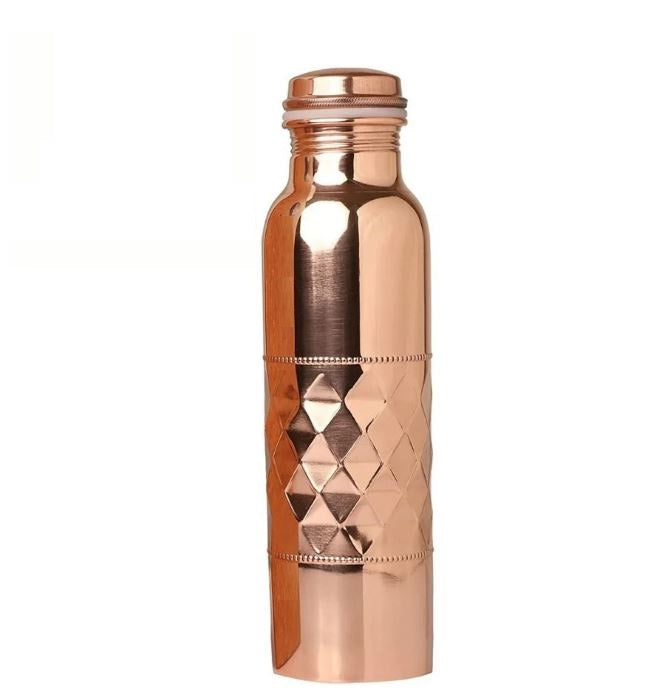 Copper Bottle (Embossed) - 1Ltr