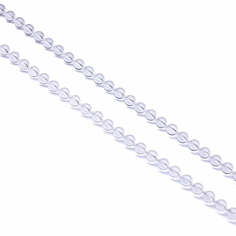 Japa Mala | Clear Quartz with Certificate | 108 Beads | 8MM Round Beads