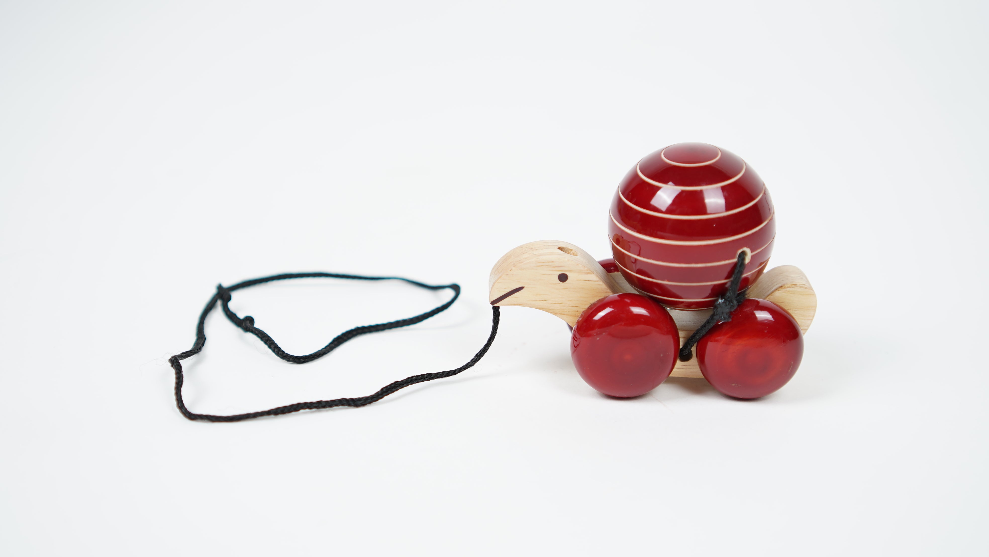 Channapatna - Rotating Ball and Pull Toy with Rotating Ball - Tuttu