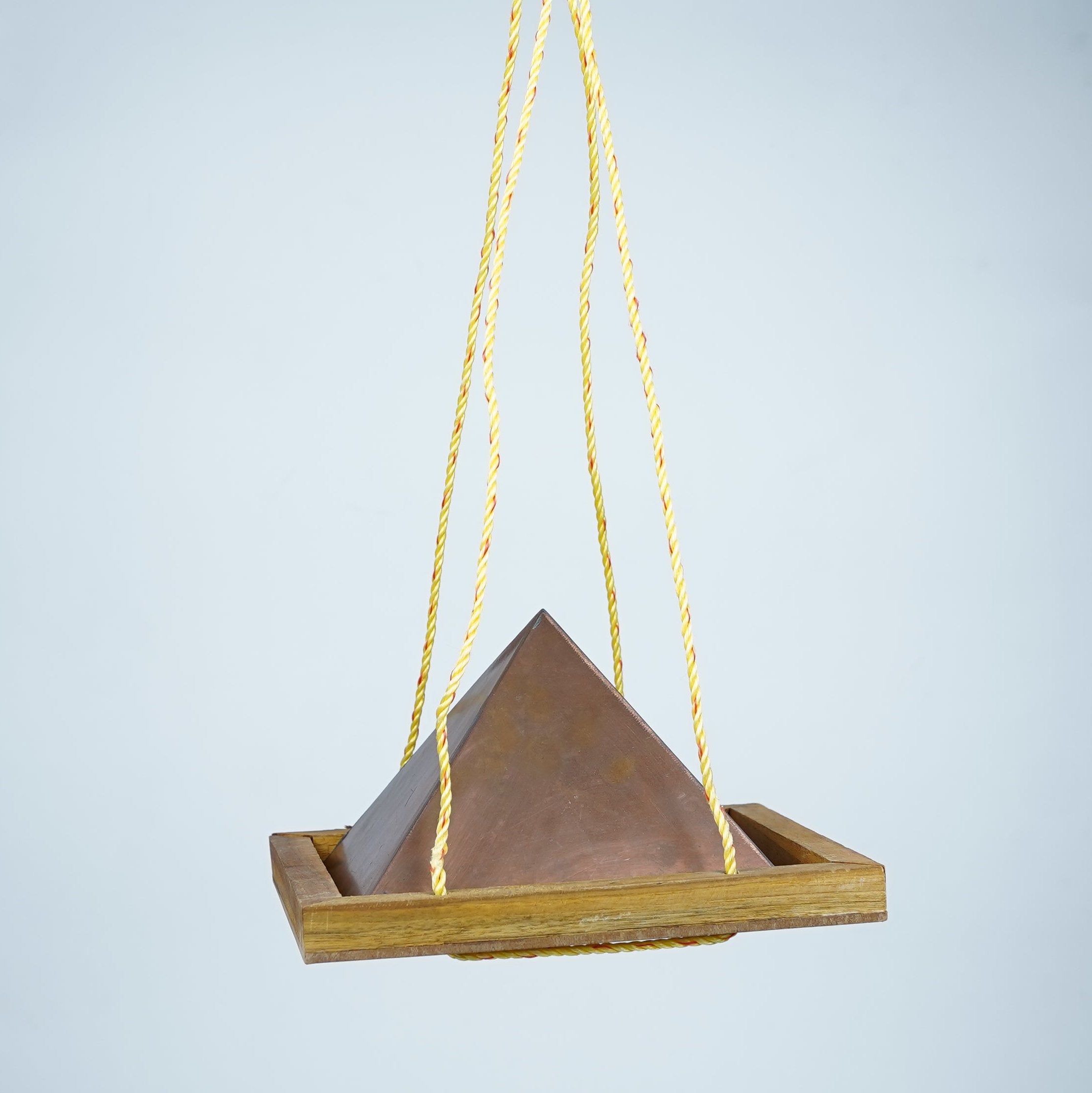 Hanging Copper Pyramid - 8 inches