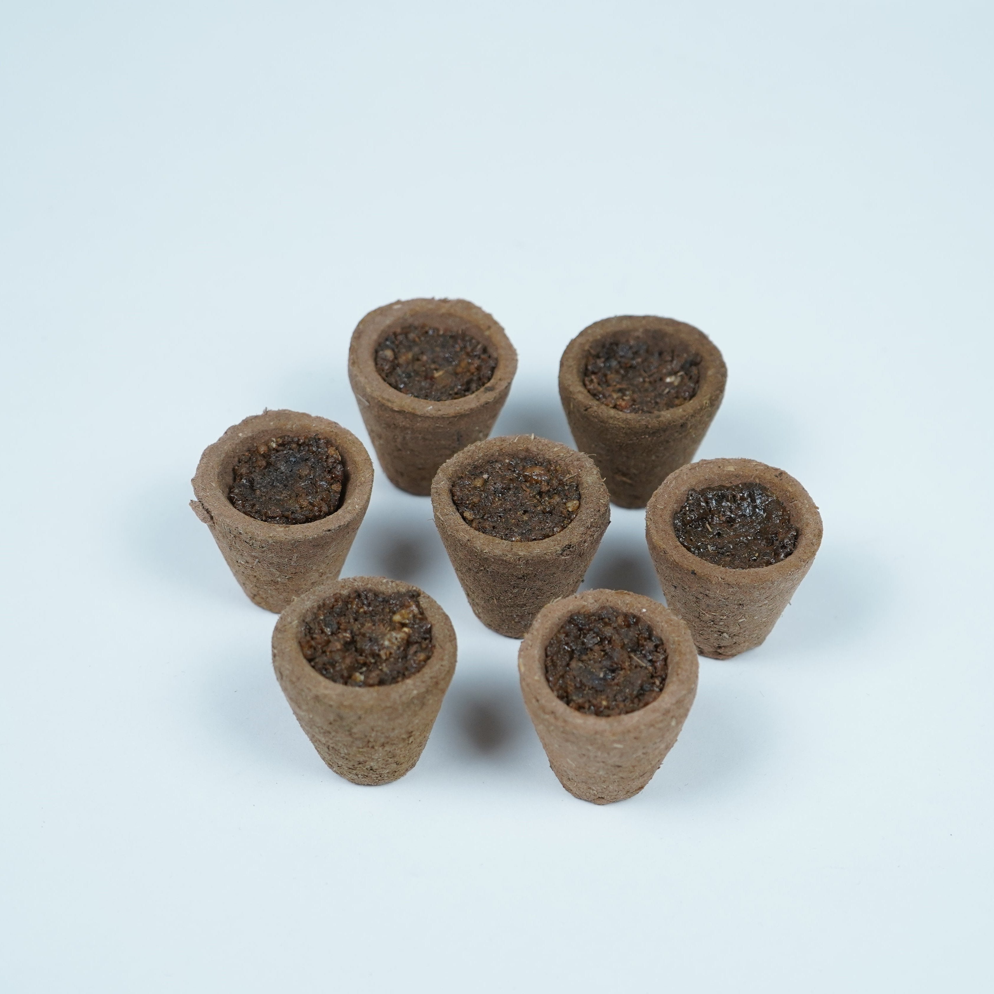 Cow Dung Dhoop Cups - Set of 12