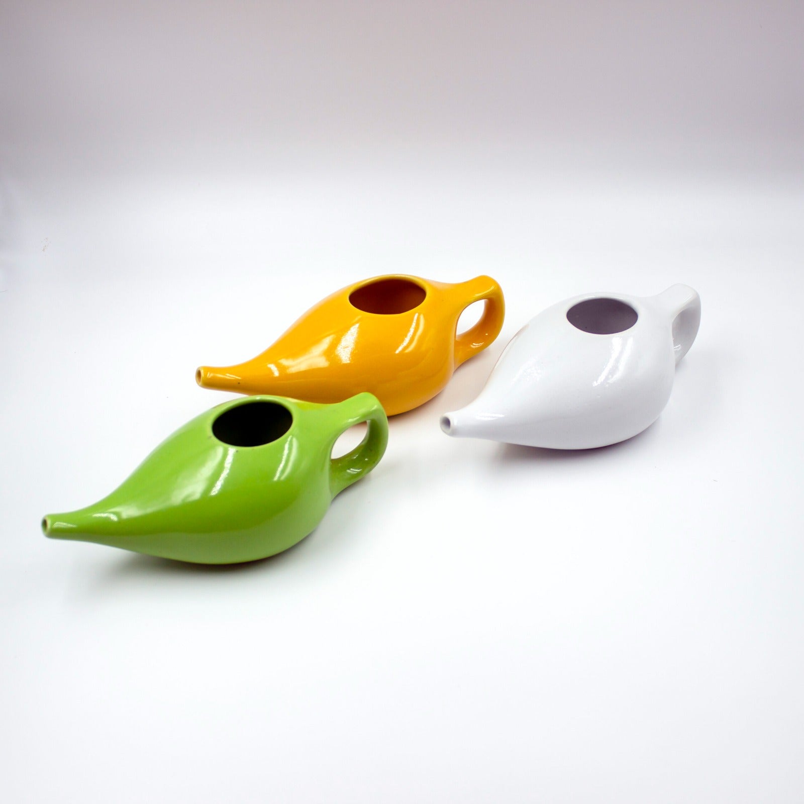 Ceramic Neti Pot | Jal Neti Pot for Sinus Congestion and Nasal Cleansing | 450ml