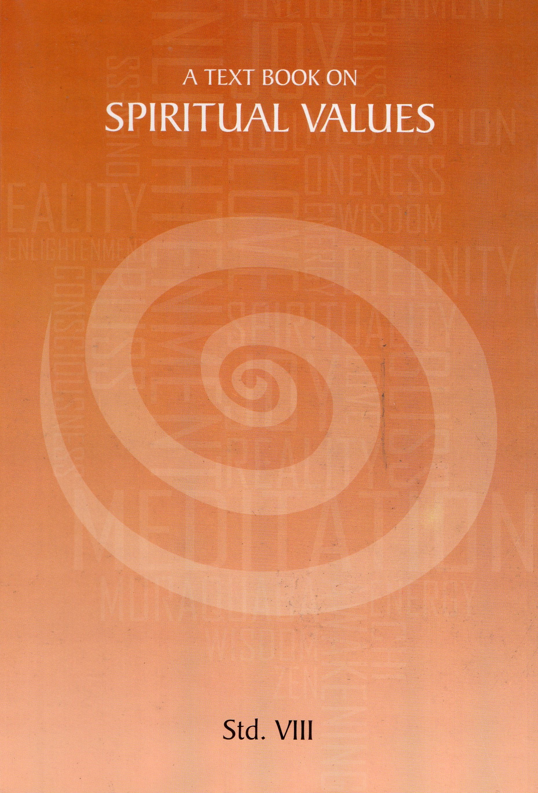 Spiritual Values Text Book | STD.VIII | STD.8th | English Book