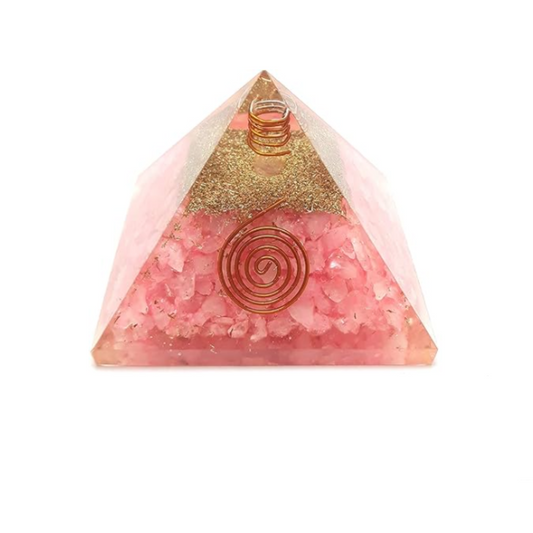 Rose Quartz Orgone Pyramid