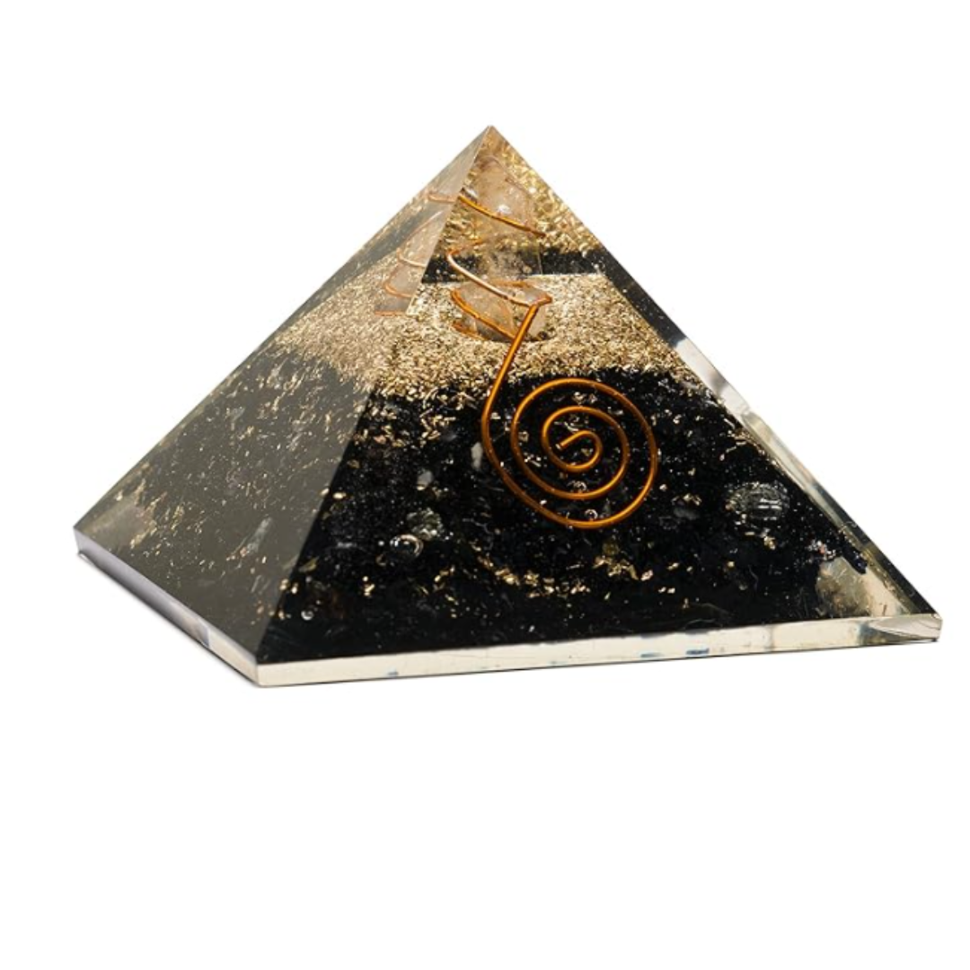 Black Orgone Pyramid –  for Protection, Healing, and Positivity