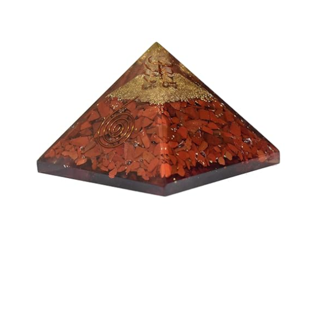 Red Jasper Orgonite Pyramid