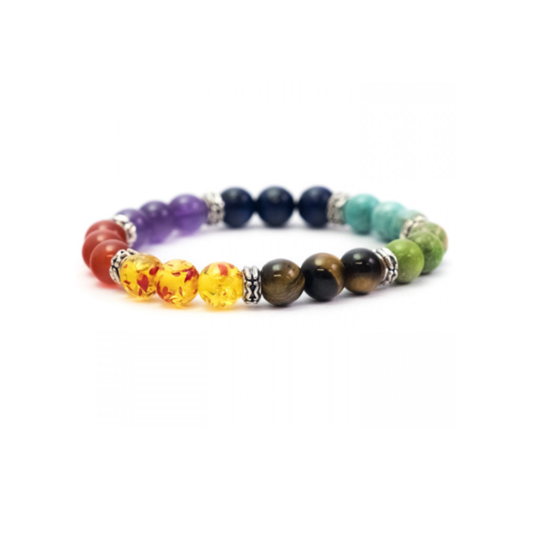 Seven Chakra Crystal Crystal Bracelet