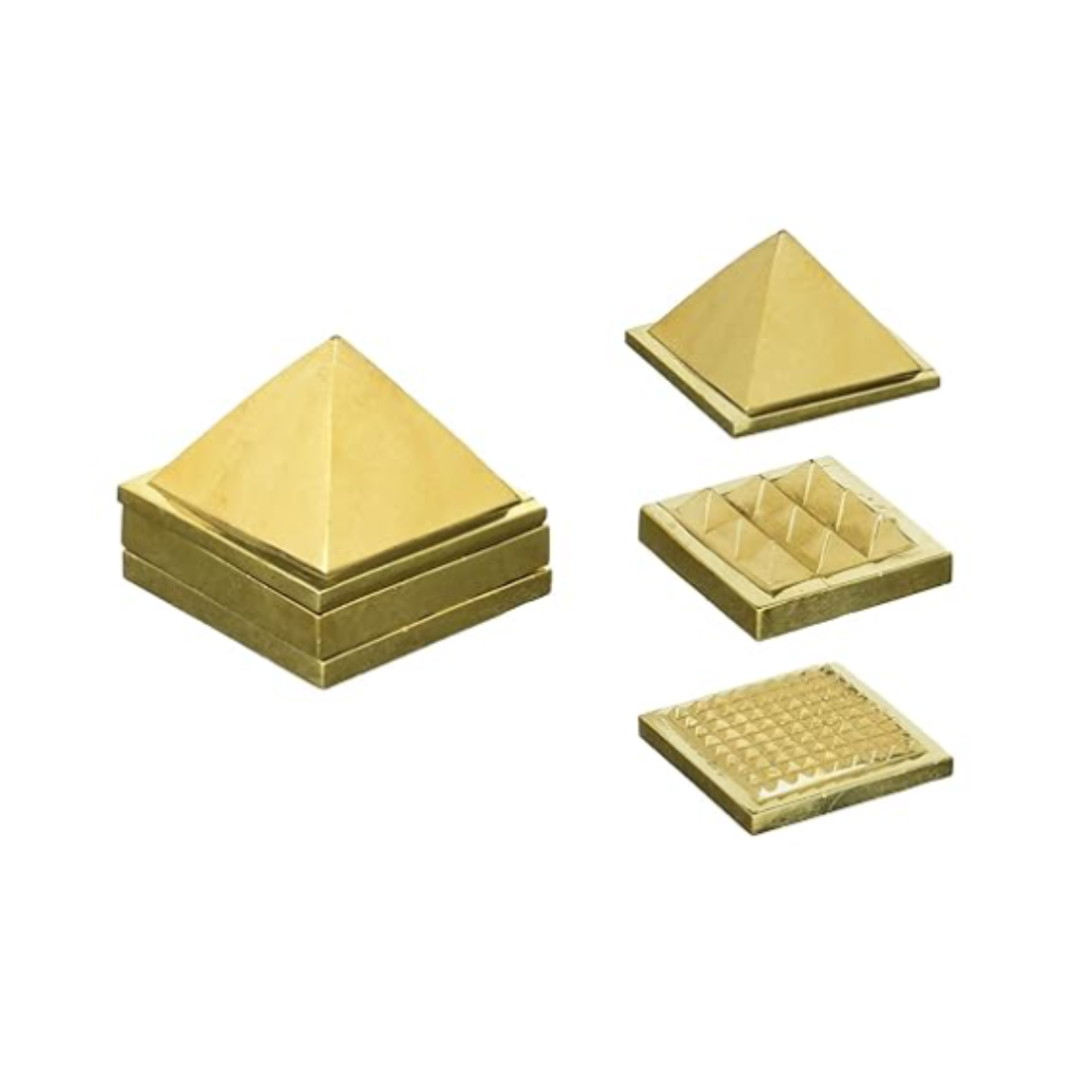 Brass Pyramid 3-inch