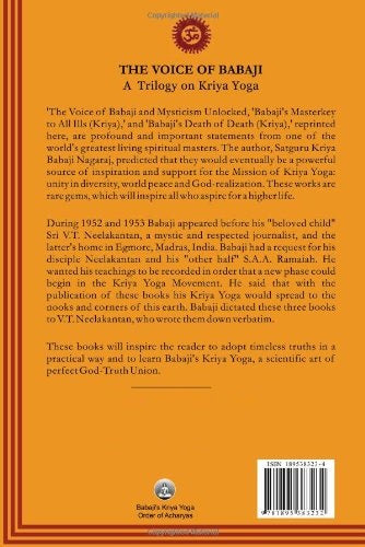 The Voice of Babaji A Trilogy on Kriya Yoga | English Book