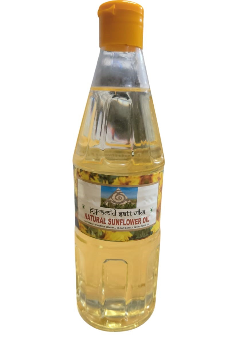 Pyramid Sattvika Natural Sunflower Oil - 500 ml