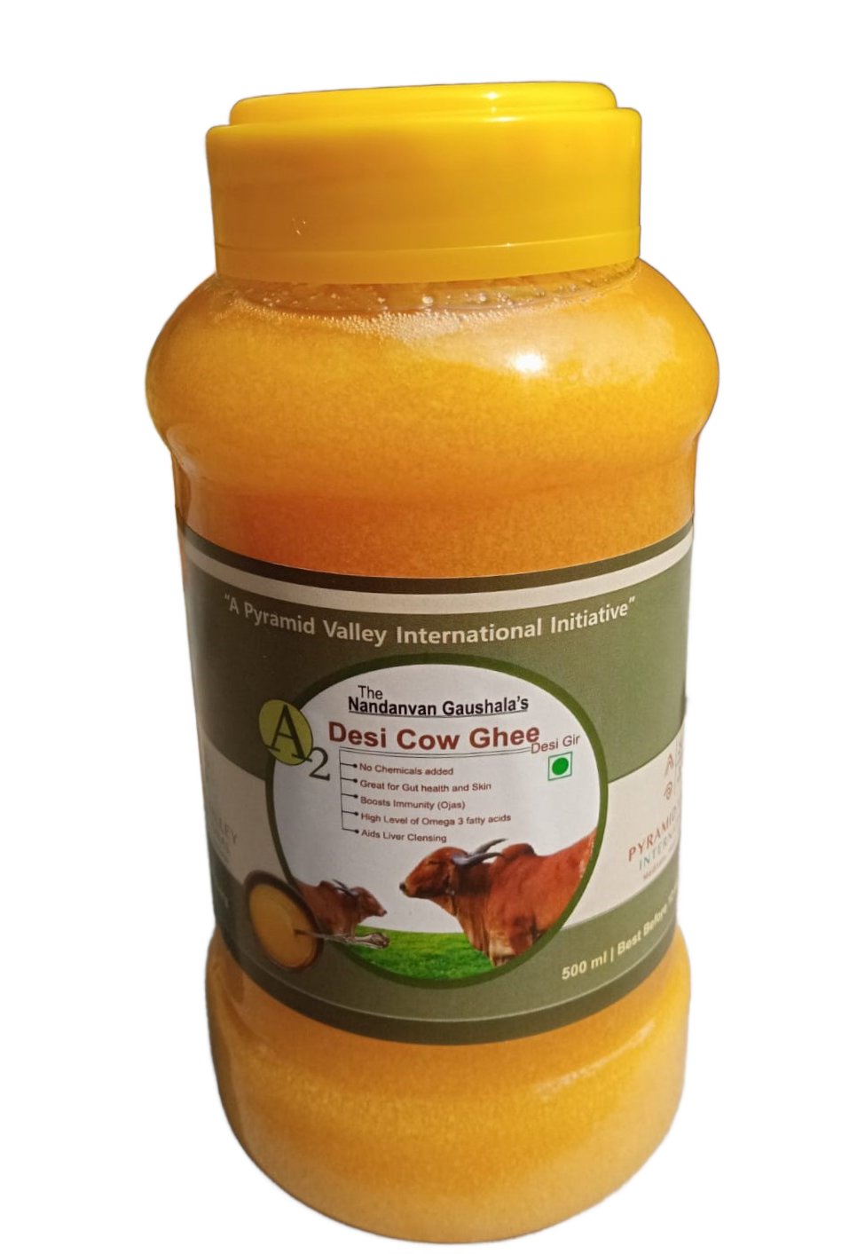 A2 Pure Organic Ghee | Desi Gir Cow | 500 ml