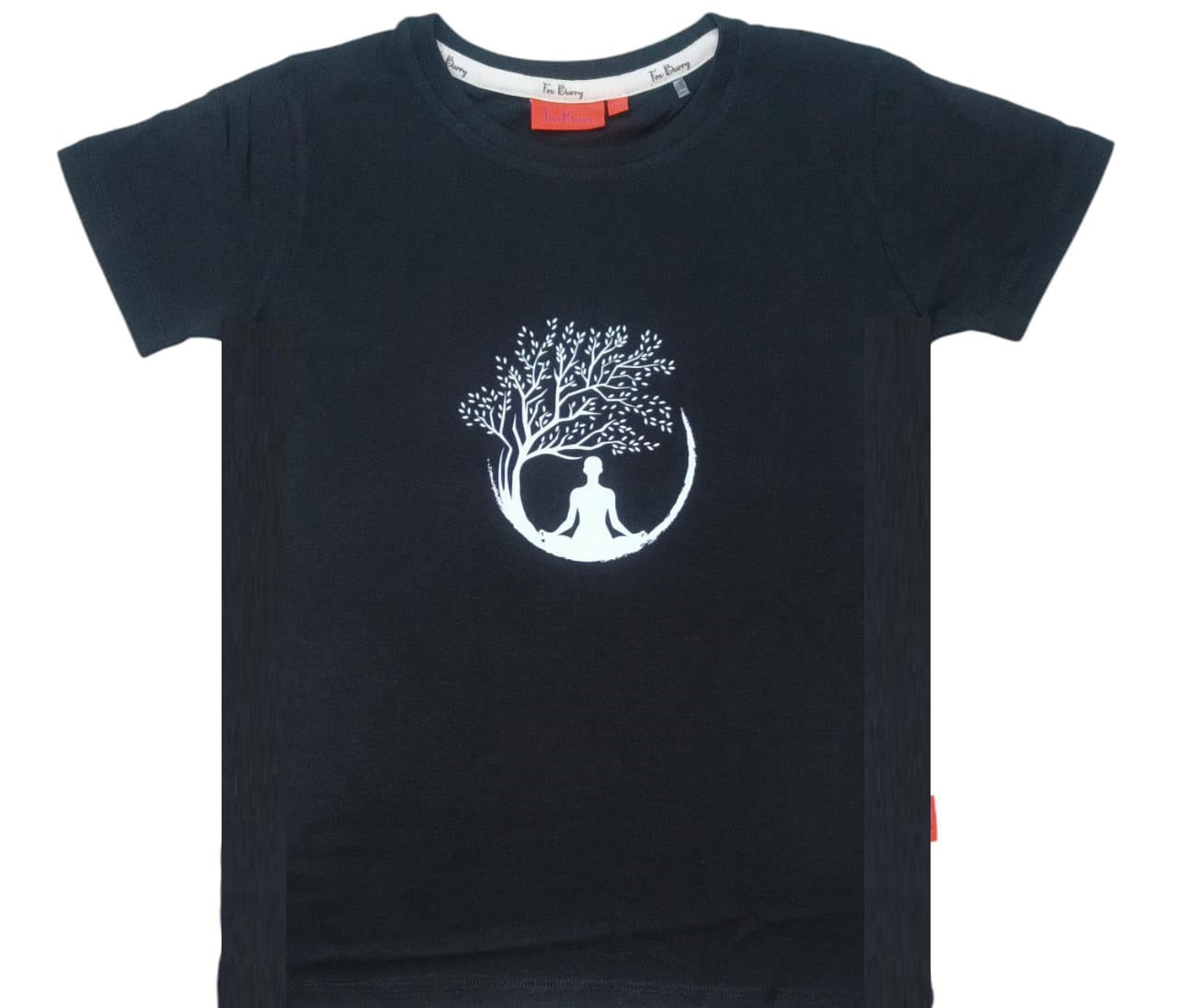 PVI Spiritual T Shirt - Black - Meditation Tree