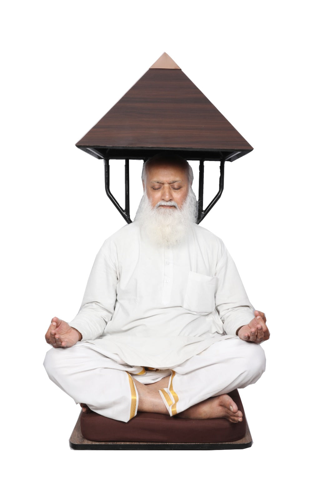 Premium Pyramid Meditation Chair - With Chakras (Large with assembly)