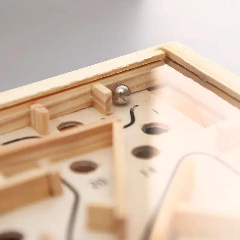 Wooden pin ball Maze Board Game | Ball in a Maze | Wooden Labyrinth Maze Game