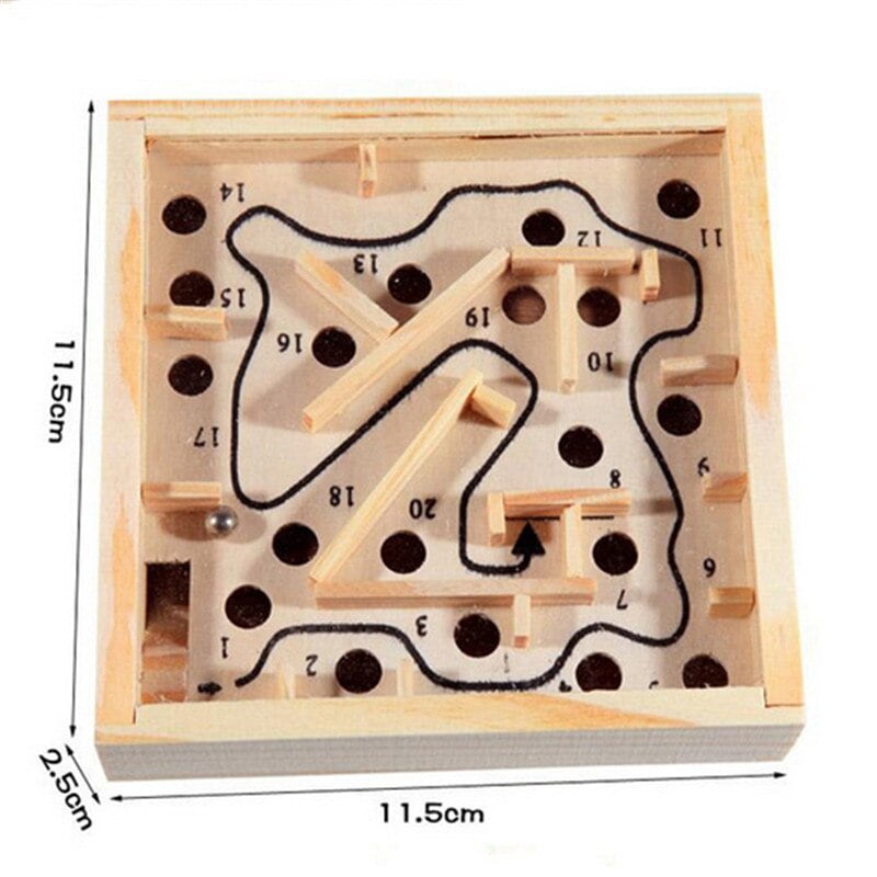 Wooden pin ball Maze Board Game | Ball in a Maze | Wooden Labyrinth Maze Game