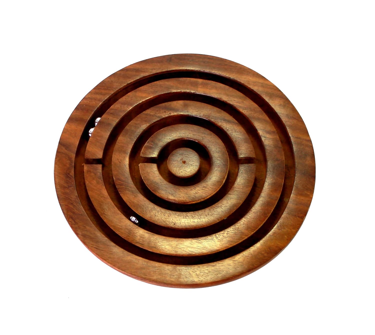 Wooden Labyrinth 3 Inch Board Game Ball in a Maze Puzzle Toys