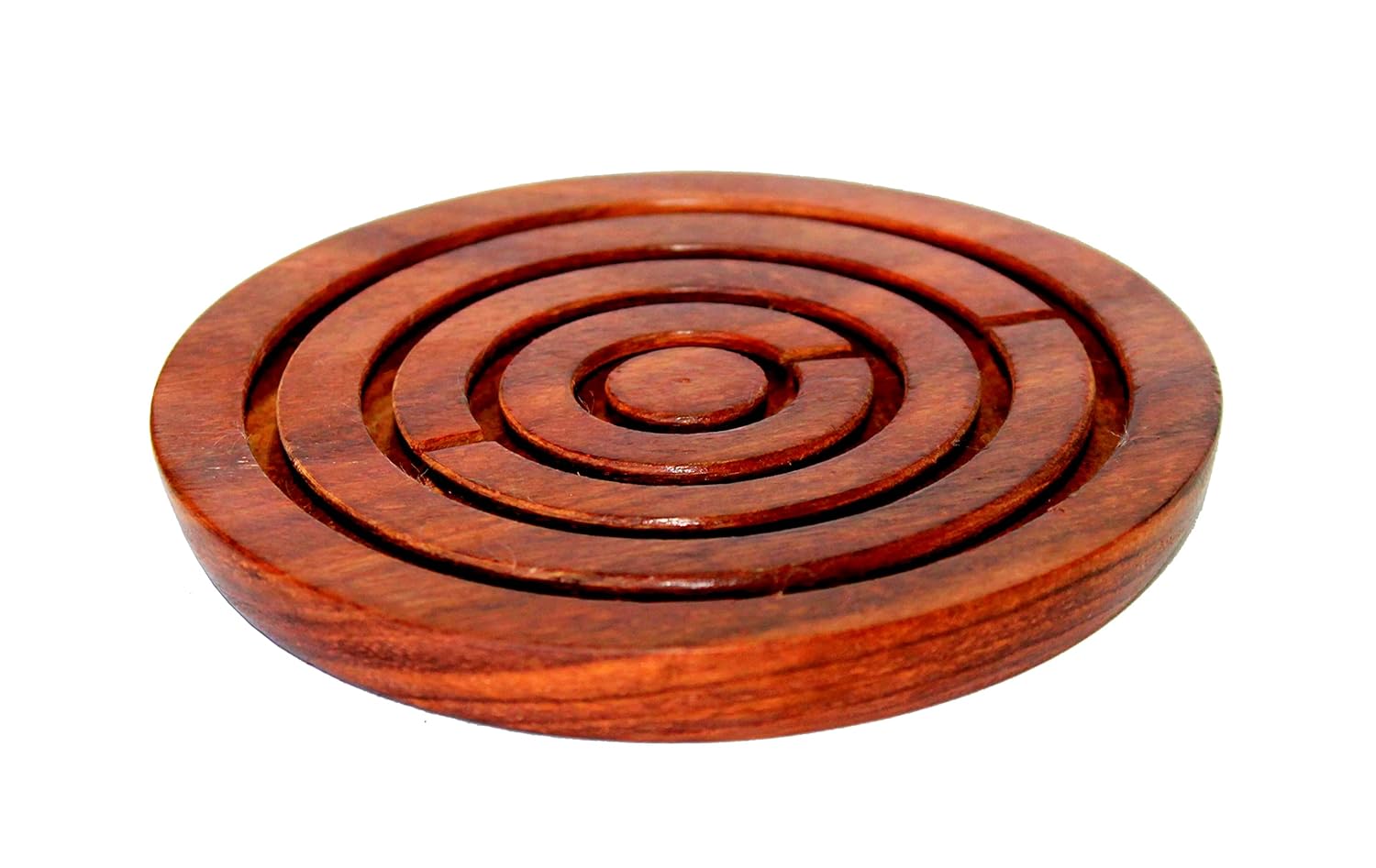 Wooden Labyrinth 4 Inch Board Game Ball in a Maze Puzzle Toys