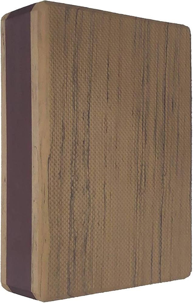 Yoga Brick | EVA Foam | 3 X 6 X 9 Inches | Natural Wooden Color