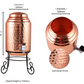 Copper Water Dispenser (Hammered Finish)