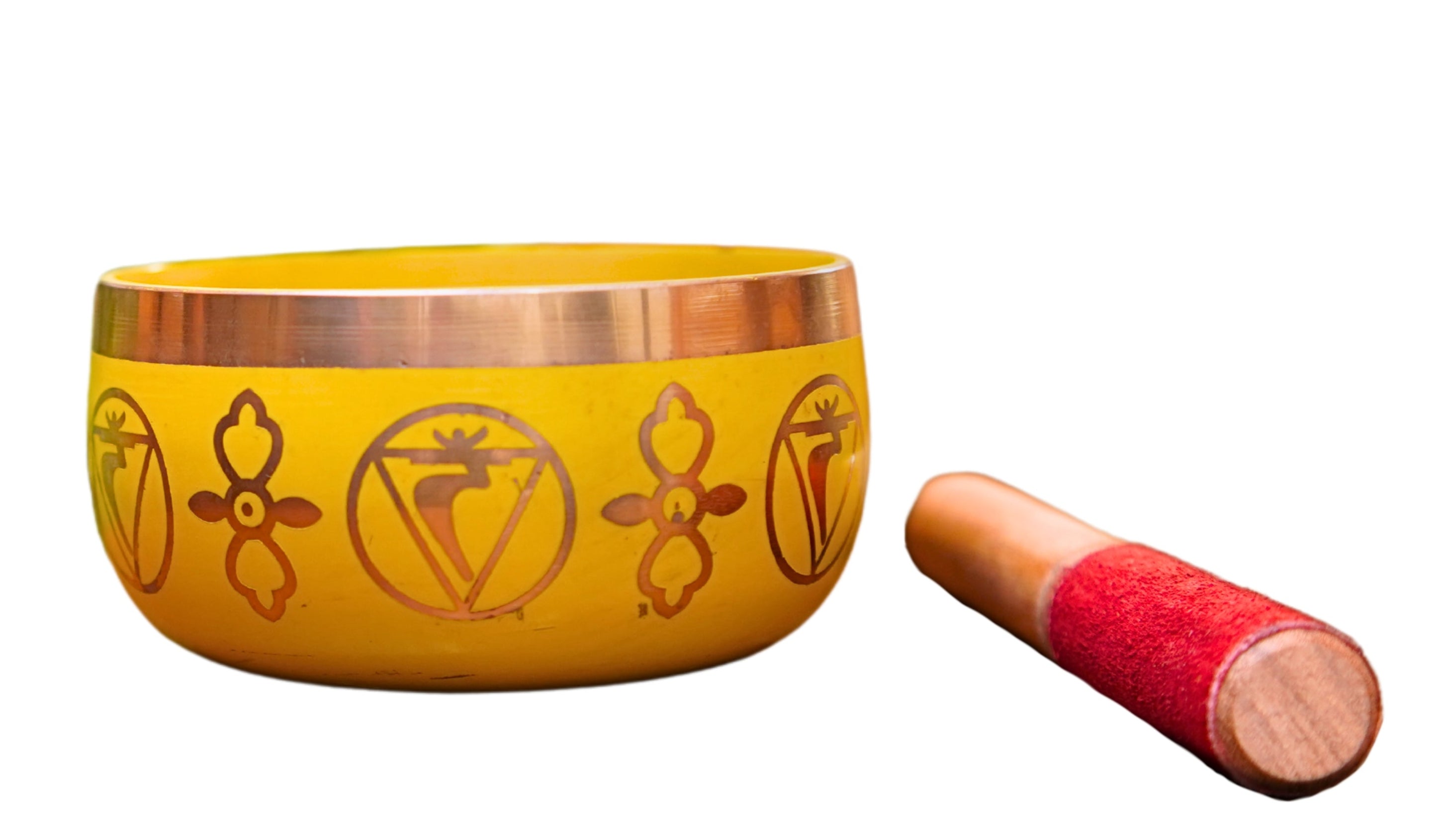 PVI Singing Bowls | Chakra Bowls - Yellow | 6 Inches