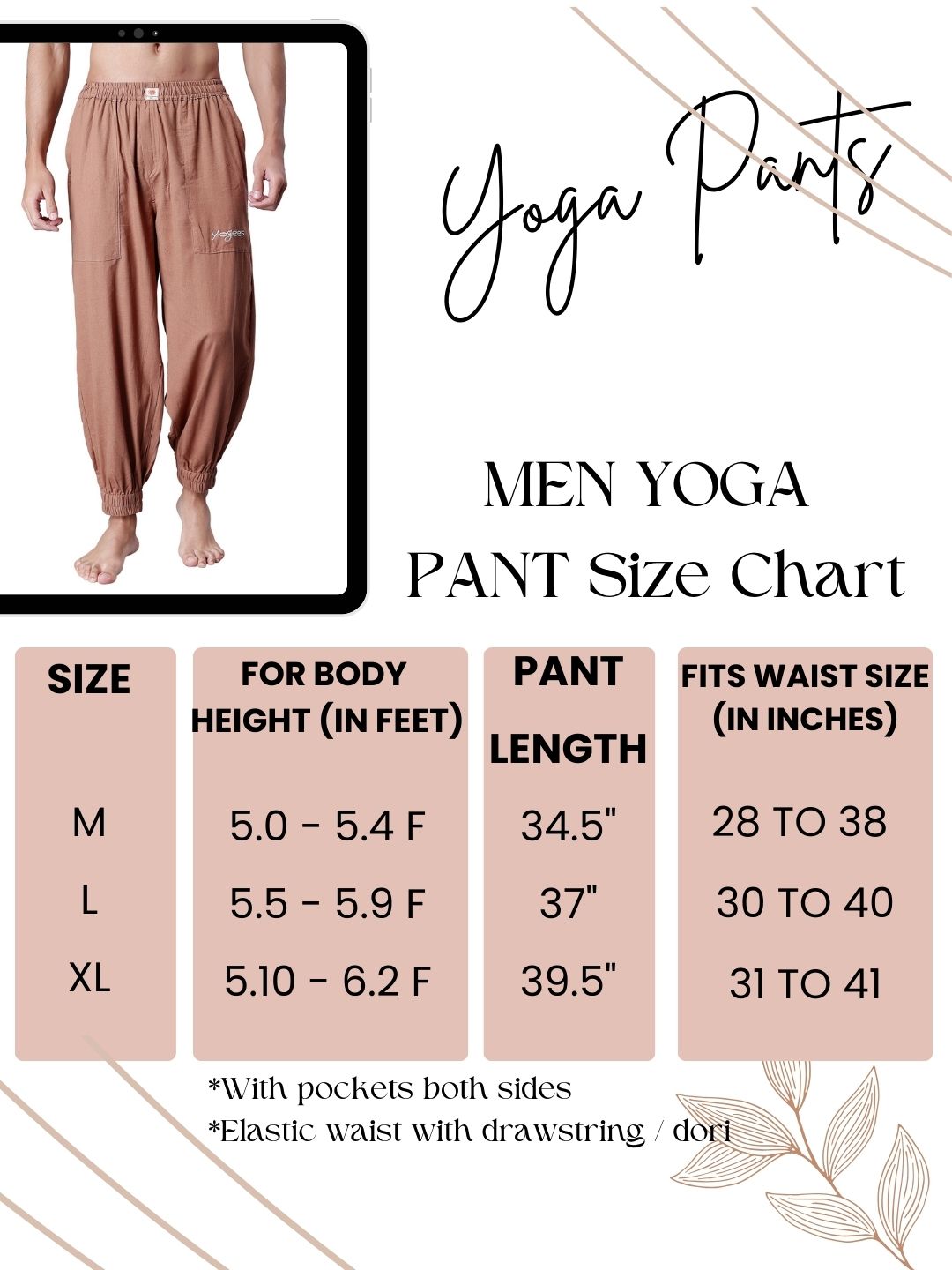 PVI Khadi Yoga Pants